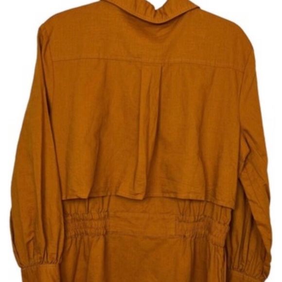 Happy X Nature Utility Linen Kate Hudson Dress - Picture 2 of 10